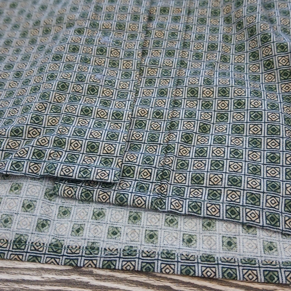 Patterned Button Down Front Long Sleeve Shirt Top - image 7